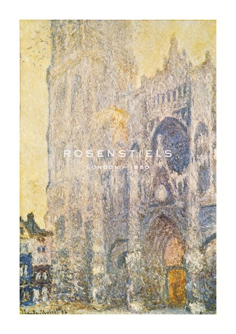 Claude Monet Hand Numbered Limited Edition Print On Paper Rouen