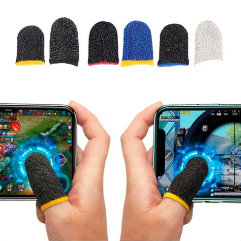 Fundas Gamer Touch Dedos Guante Anti Sudor Sensibilidad VERALY