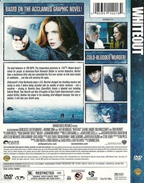 Whiteout DVD Kate Beckinsale Tom Skerritt - DVDs & Blu-ray Discs