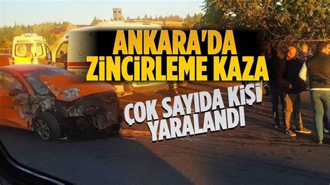 Ankara Da Zincirleme Kaza Ankara Masas