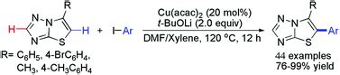 Cu Catalyzed Direct CH Bond Functionalization A Regioselective