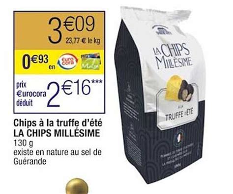 Promo Chips à La Truffe D été La Chips Millésime chez Cora iCatalogue fr