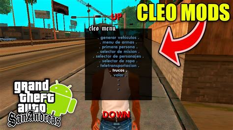 Como Instalar El Cleo Mods Para Gta San Andreas Android Menu