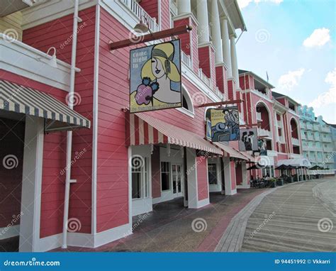 The Boardwalk At Disney World Orlando Florida Editorial Photography