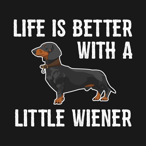 Life Is Better With A Little Wiener Dachshund Kids T Shirt Teepublic