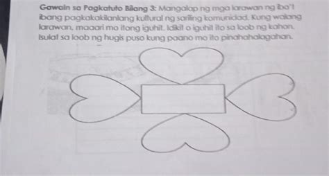 Gawain Sa Pagkatuto B Lang Mangalap Ng Mga Larawan Ng Iba Tibang