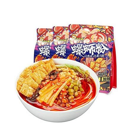 柳州螺粉 好欢螺加辣加臭400克×3包【3点セット】の通販 By 華客アジア食品專門店｜ラクマ