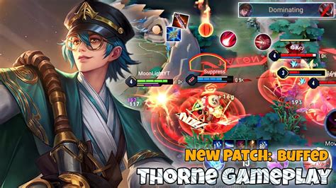 Thorne Dragon Lane Pro Gameplay New Patch Buffed Arena Of Valor