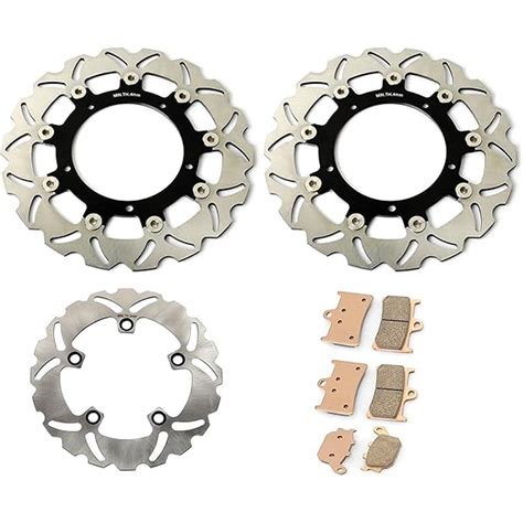 Brake Disc Rotors ヤマハYZF R6 FAZER ABS FZ8 ABS YZF R1 XTZ用の1ペアフロントブレーキ