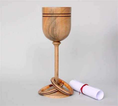 Celtic Wedding Goblet In Irish Spalted Sycamore Handmade In Etsy