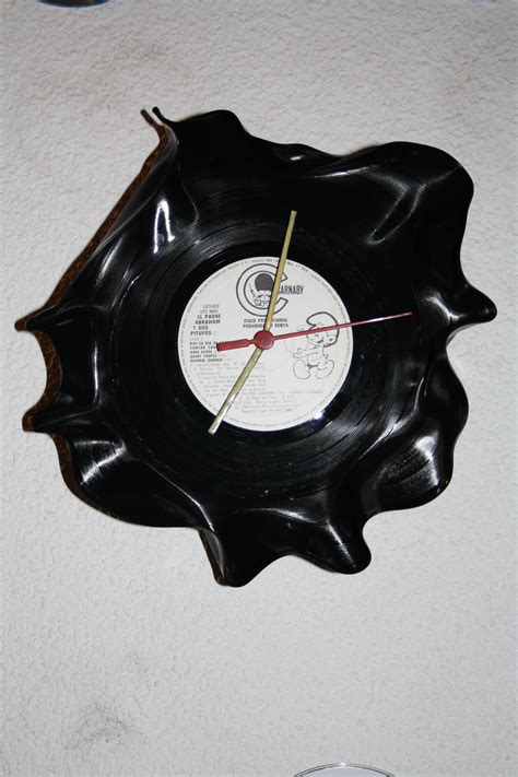 Vinyl Clock Reloj Realizado Con Un Disco De Vinilo