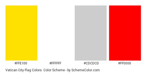 Vatican City Flag Colors » Country Flags » SchemeColor.com