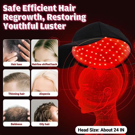 Easy To Use Laser Red Light Therapy Hair Growth Cap Ebay