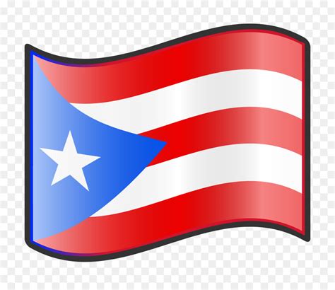 Bandera De Puerto Rico Dibujo