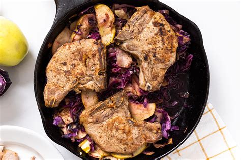 Pork Chops With Cabbage And Apples Recipe Cart