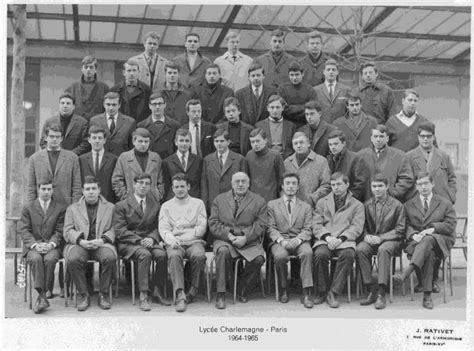 Photo De Classe Sciences Expérimentales De 1965 Lycée Charlemagne