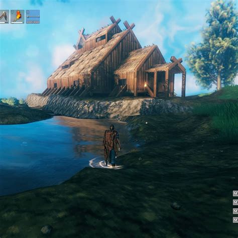 Valheim Viking House Build Paisaje De Fantas A Paisajes Casas