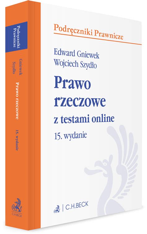 Prawo Rzeczowe Z Testami Online Wydanie Edward Gniewek