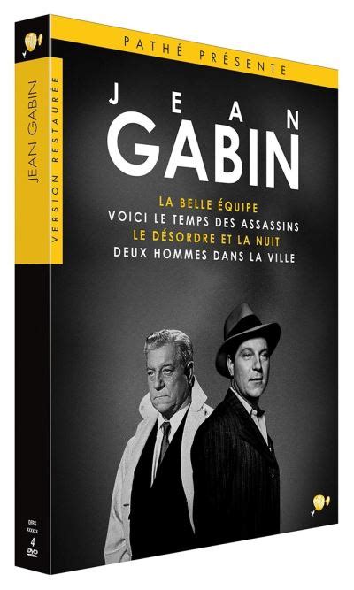 Coffret Jean Gabin 4 Films DVD DVD Zone 2 Julien Duvivier José