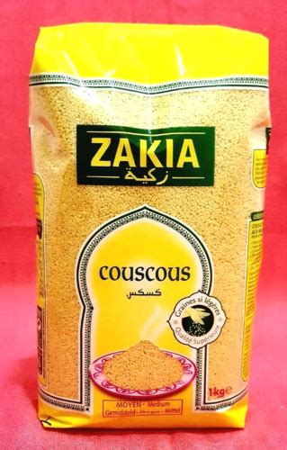 1 Kg Couscous Medium grob Kuskus Zakia Marokko hartweizengrieß