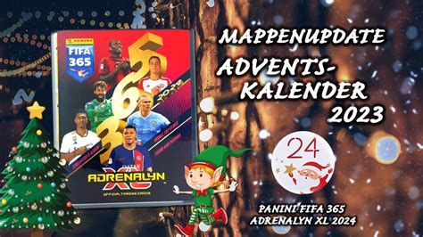 Mappenupdate Adventskalender 2023 24 PANINI FIFA 365 Adrenalyn XL