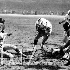 ALAN AMECHE 1958 Championship Game Touchdown Photo Picture BALTIMORE Colts Vintage Football ...