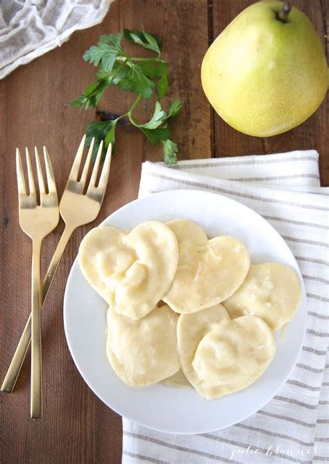 Valentine S Day Dinner Easy Heart Shaped Ravioli Pear Ravioli Food