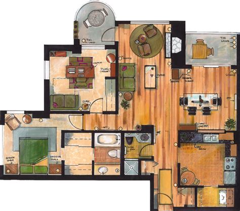 Apartment Floor Plan by phadinah on DeviantArt