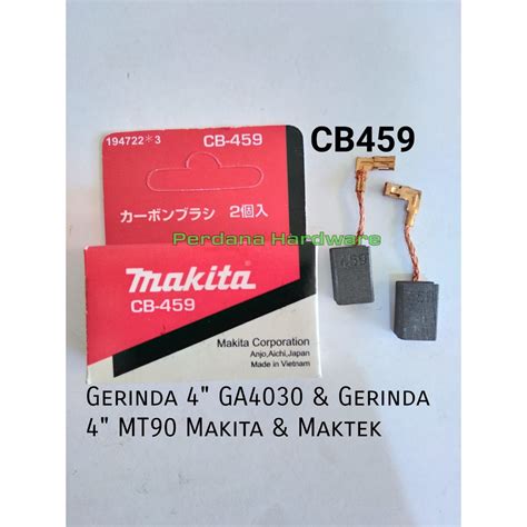 Jual Carbon Brush Sepul Areng Bostel CB 459 Original Makita Shopee