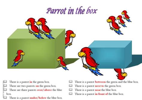 Prepositions Of Place Discussion Starters Speaking Cards