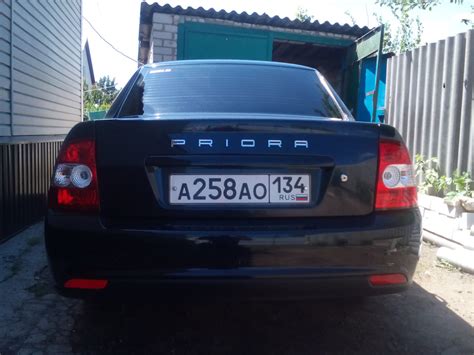шильдик PRIORA — Lada Приора седан, 1,6 л, 2007 года | стайлинг | DRIVE2