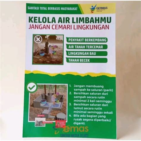 Jual Poster Stbm Poster Kelola Air Limbah Poster Jangan Mencemari