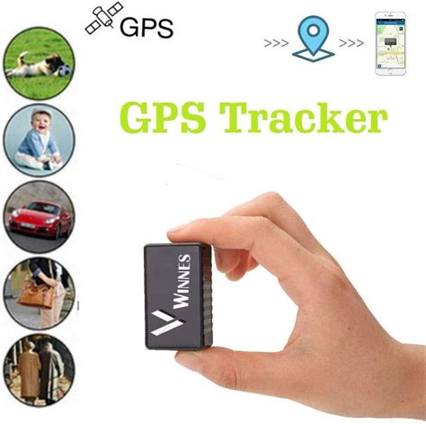 Winnes Mini GPS Tracker Traceur GPS Suivi Anti vol en Temps réel GPS