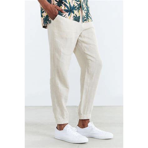 Homme Pantalon En Lin Pantalon Pantalon T Pantalon De Plage Pantalons