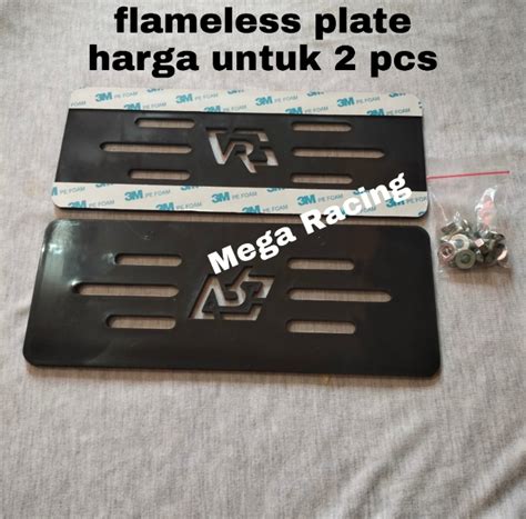 Frameless Plate Vrgp Frameless License Plate Dudukan Plat Motor