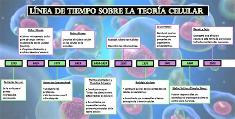 Linea Del Tiempo Teoria Celular Pptx Nucleo Celular Biolog A Celular