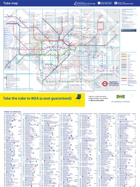 Standard Tube Map PDF | PDF | Urban Planning | Infrastructure