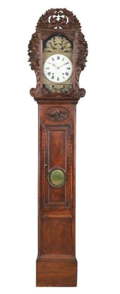 Provincial Louis Xv Style Oak Tall Case Clock Price Guide