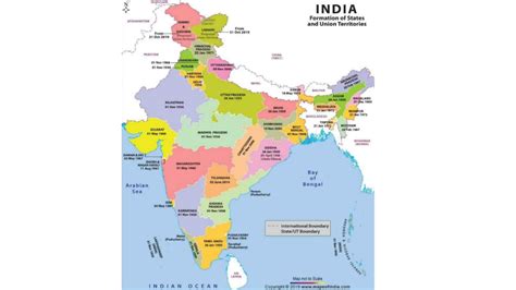 Map Of India With States And Union Territories 2020 – Map With States