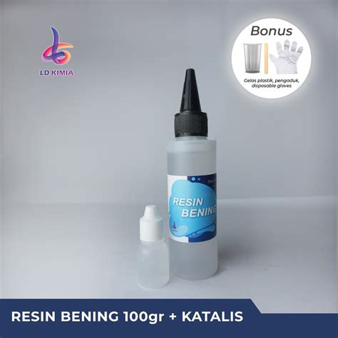 Jual Resin Bening Gr Katalis Ld Kimia Shopee Indonesia