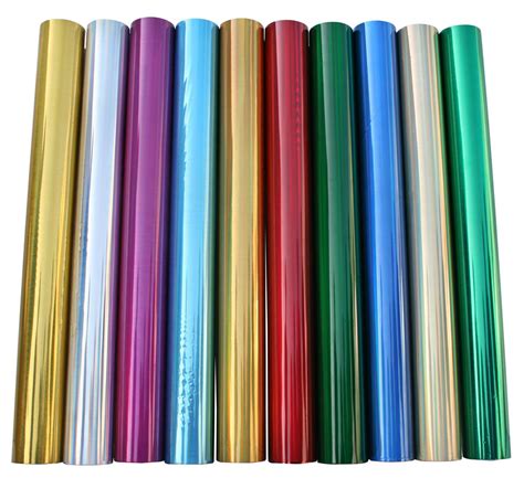 Polyester Film Multi Color Hot Stamping Foil Size 25inch X 120mtr At