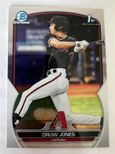 Bowman Druw Jones St Bowman Chrome Bcp Diamondbacks Ebay