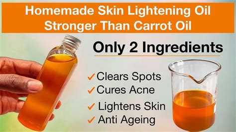 Diy Homemade Skin Lightening Oil Stronger Than Carrot Oil Face And Skin Lightening Pumpkin Oil