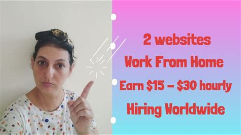 15 To 30 Hour Side Hustle Or Full Time Remote Jobs Hiring Worldwide