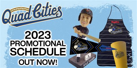 River Bandits Release 2023 Promotional Schedule | MiLB.com