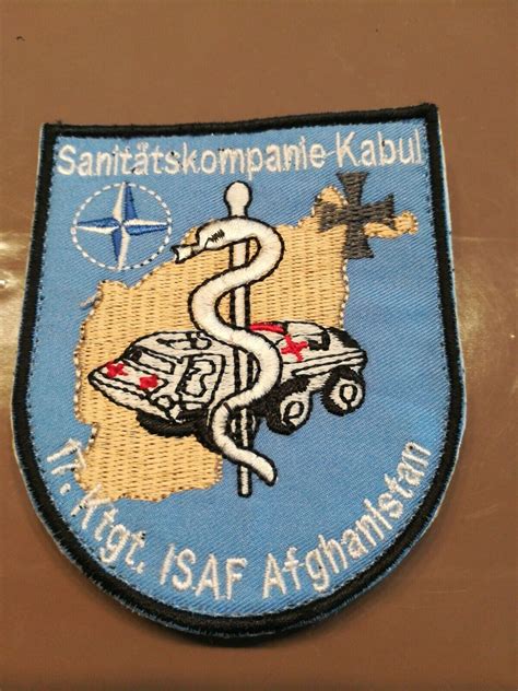 Insigne Tissu Patch Bundeswehr Isaf Afghanistan Ebay