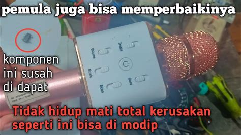 Cara Memperbaiki Mic Mp3 Bluetooth Tidak Bisa Hidup Mati Total YouTube