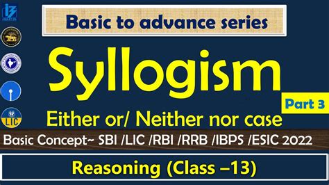 Syllogism Either Or Neither Nor For Banking Insurance Exam 2022