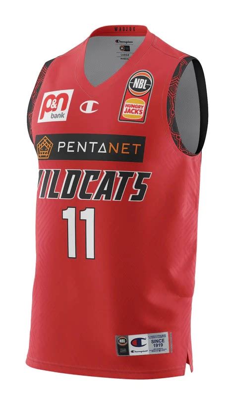 Perth Wildcats 2021 2022 Home Jersey