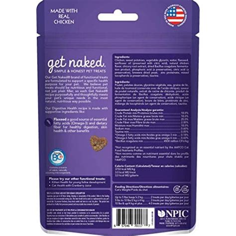 Get Naked Pouch Furball Relief Soft Treats For Cats